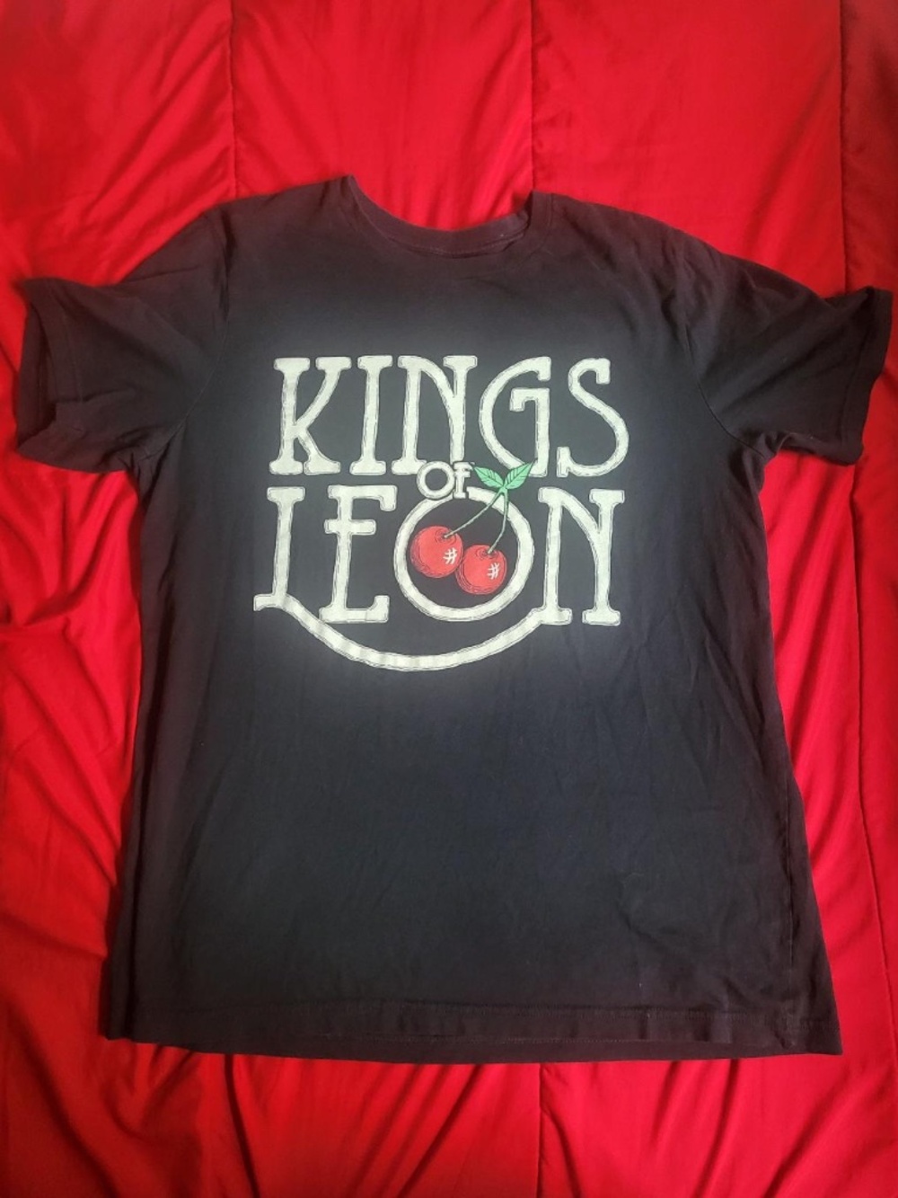 Kings of Leon Official Merch Black Graphic Band T-Shirt Size XL